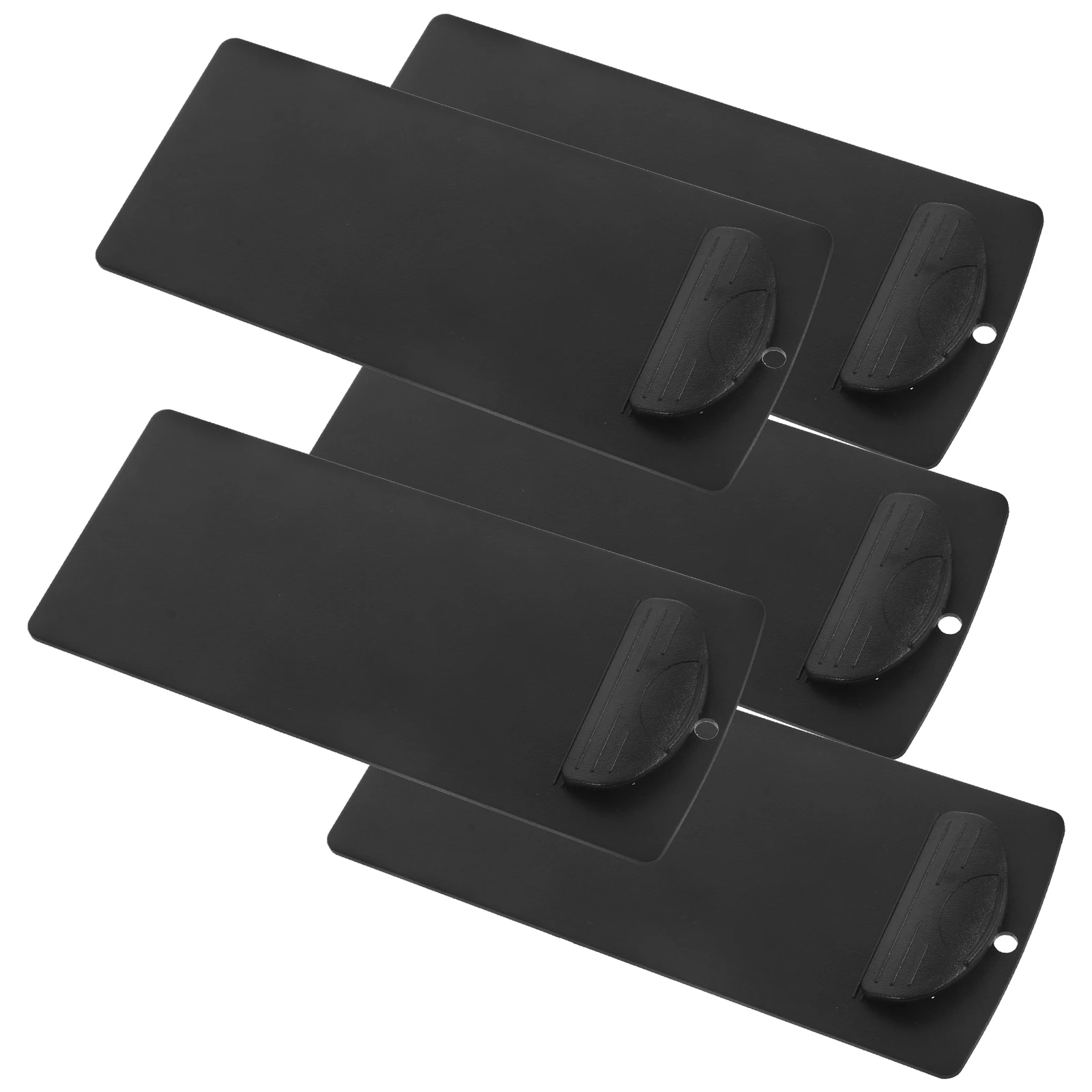 

5 Pcs Bill Folder Clip Board Paper File Hard Writing Boards ABS Resin Students Office Supplies Document ganizer