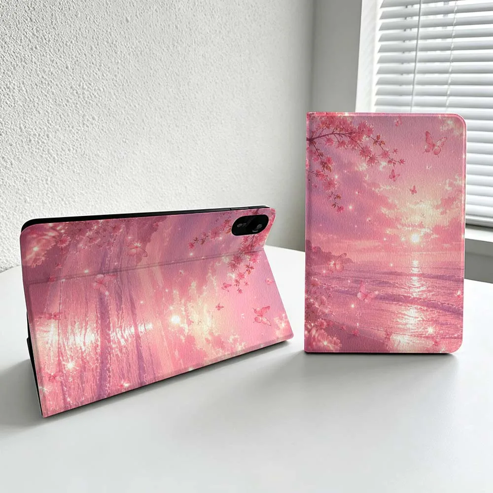 Cherry Blossom Beach Sunset For Xiaomi Redmi Mi Pad 8 7 6 5 4 2 SE K Pro Max Ultra Poco Pad Soft Inch Tablet Case Cover