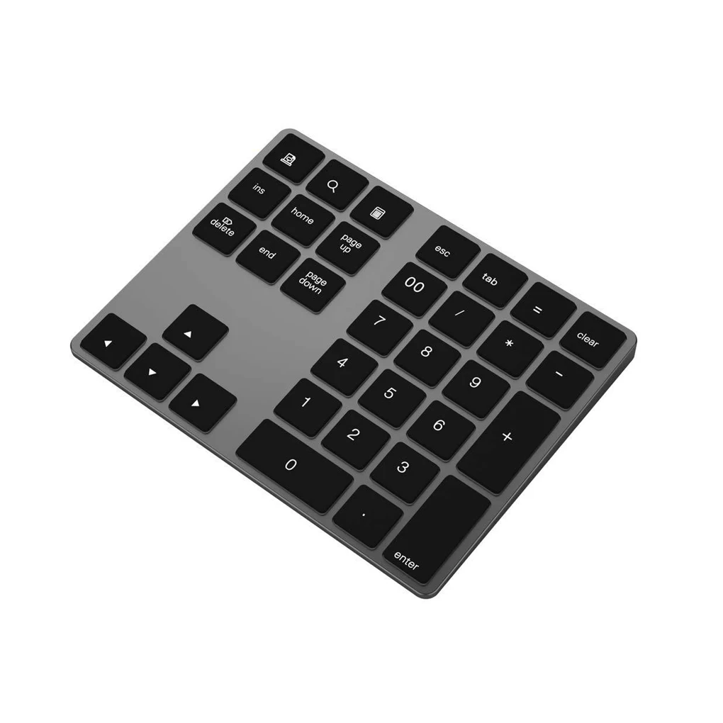 Numeric Keyboard with USB Digital Input Travel Aluminum Small Receiver Strong Stability Ergonomics Pocket Keypad Laptop Computer
