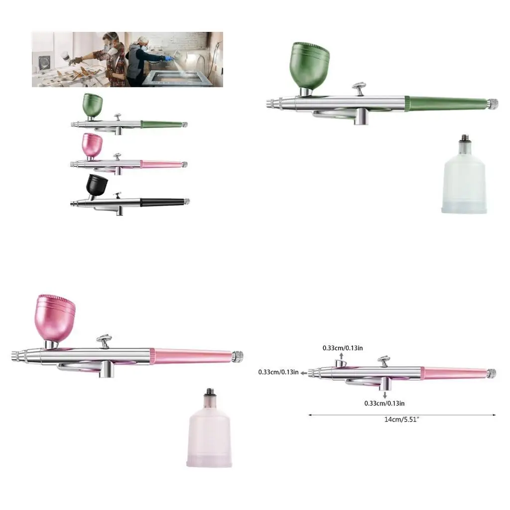 

E8BD Single Action Feed Paint Guns Cake Decorating Art Manicure Model Tattooing Car Paint Tools