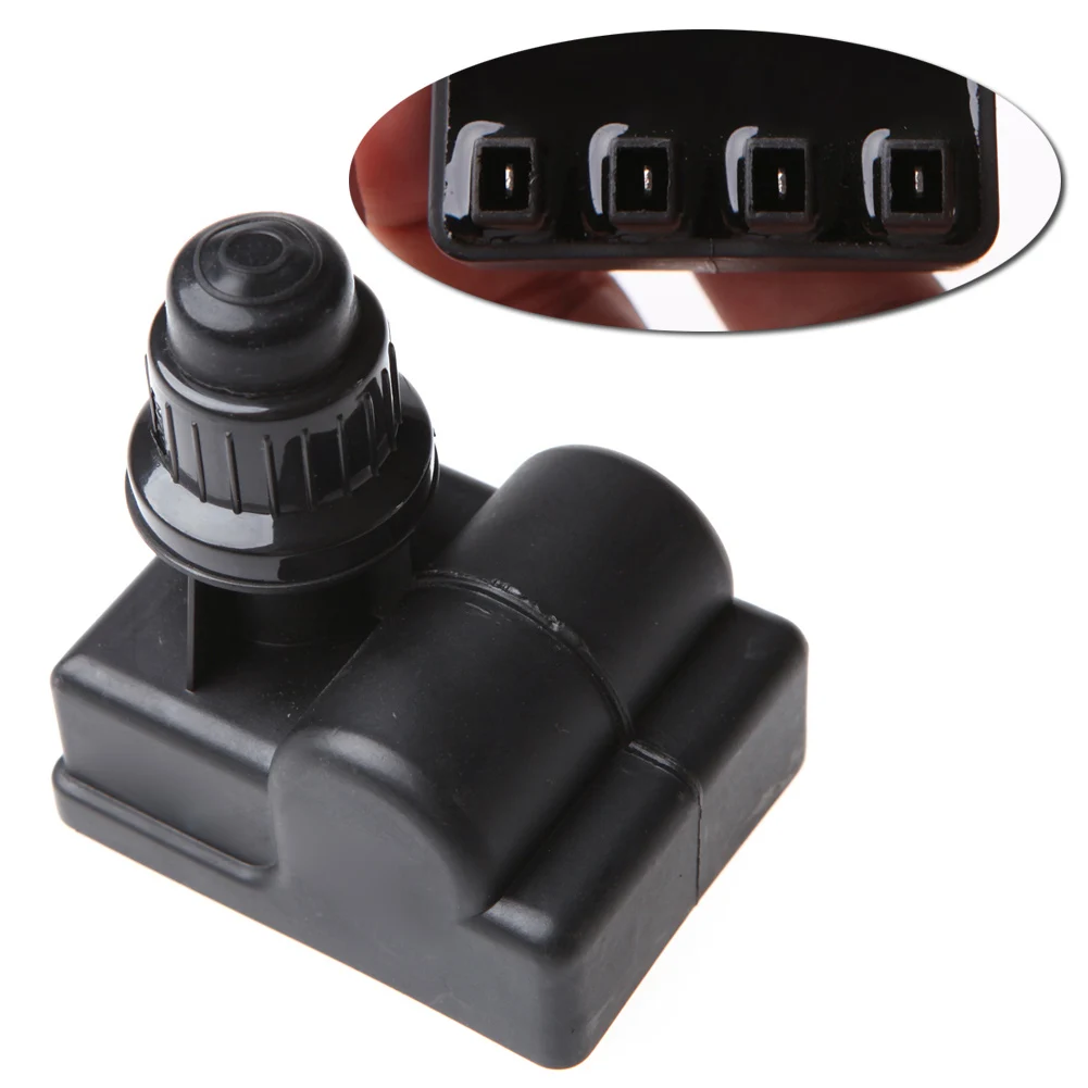 BBQ Gas Grill Ignitor 4 Outlet Electric Push Button Starter Replacement Part for Standard Outdoor Gas Grill Models