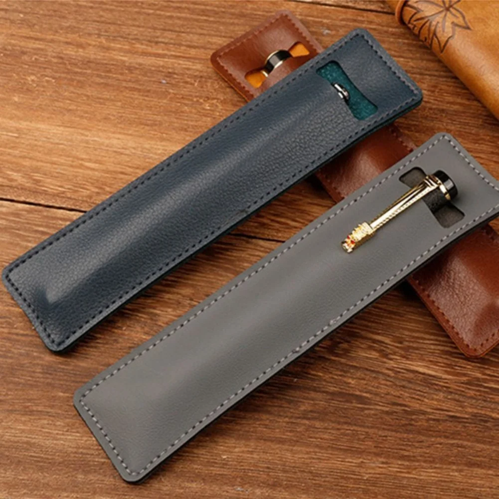 Stift beutel Hülle tragbare Doppel Füll federhalter Halter Fall pu Leder Stift Schutzhülle Organizer für Kugelschreiber Stifte