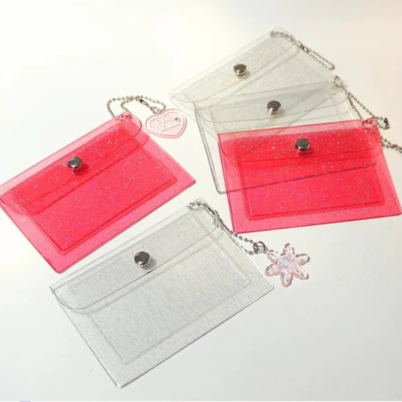 Clear PVC Transparent Storage Bag Waterproof Visible Cosmetic Toiletry Organizer Portable Travel Makeup Pouch Multi-purpose Bag