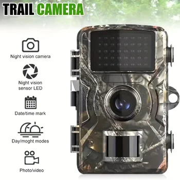 2 inch screen HD wildlife monitoring camera with 1 piece hunting camera for outdoor wildlife monitoring IP66 waterproof camouflage