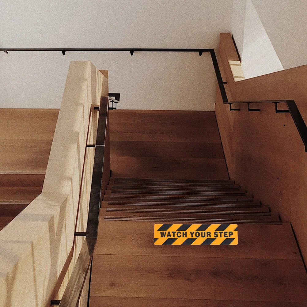

4pcs Anti-Slip Sticker Water Resistant Floor Warning Decal For Outdoor Wet Floor Safety Tape Nonskid Stair Grip Decals Caution