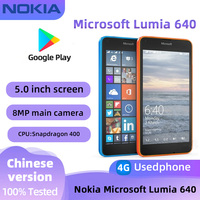 Nokia Microsoft Lumia 640 4G 5.0inch Screen SmartPhone CPU Qualcomm Snapdragon 400 8MP Camera Unlocked Used phone