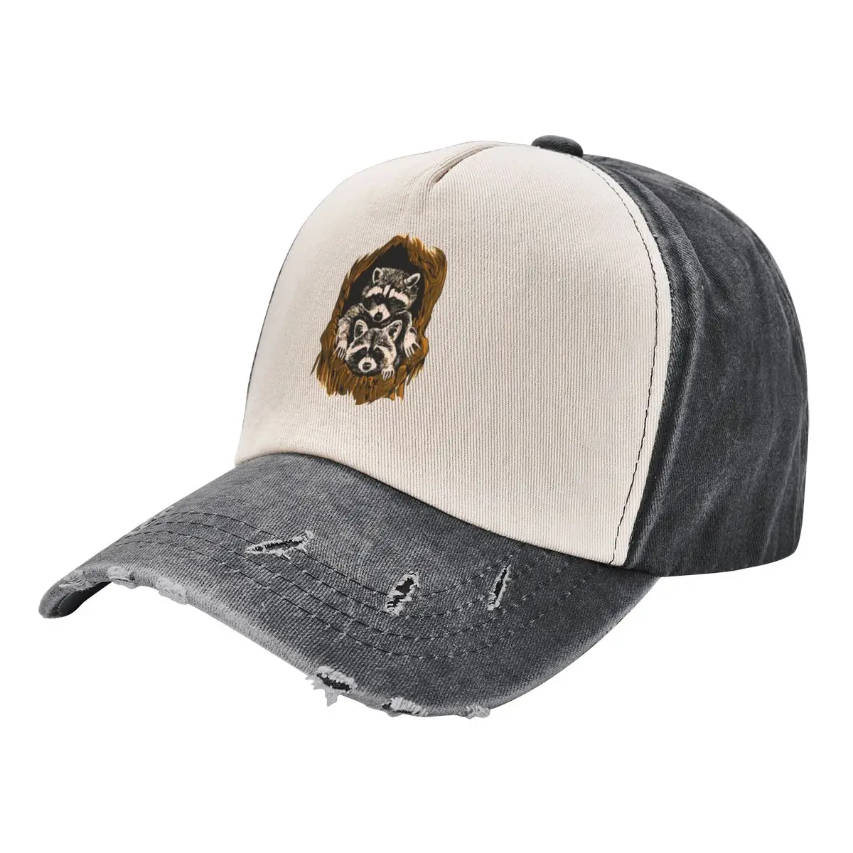 

raccoon Baseball Cap Designer Hat Snap Back Hat Hats For Men Women's