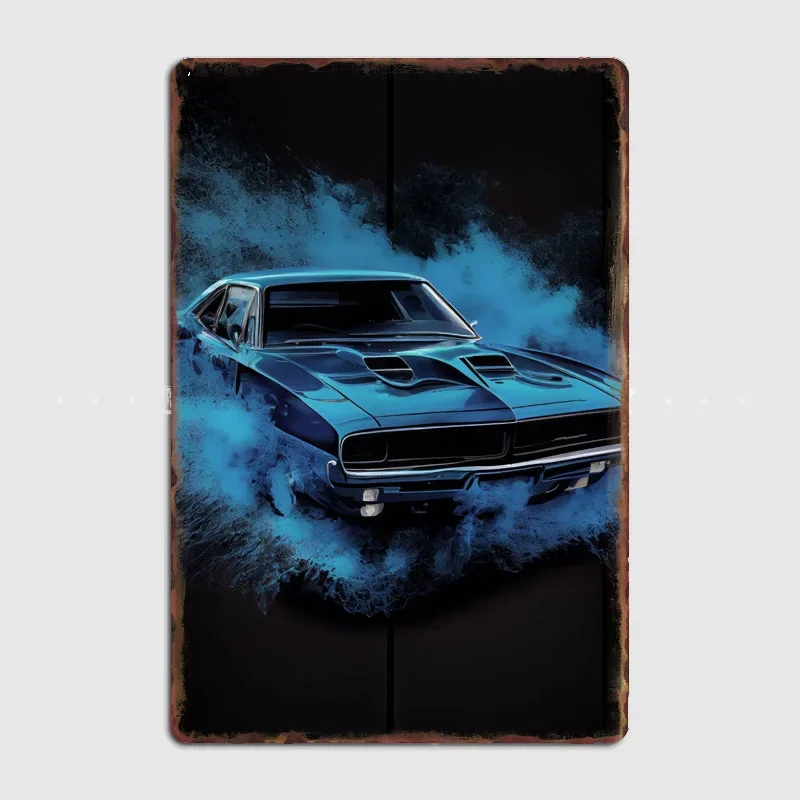 Charger Daytona Classics Car Poster Retro Metal Sign Posters Room Decoration Indoor Custom Decor Home Decor Wall Decorations