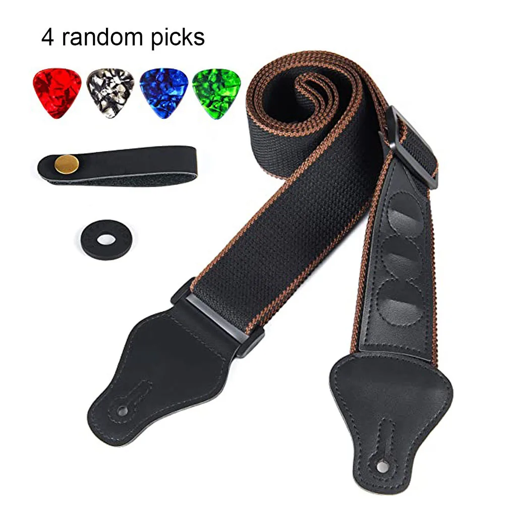 

Guitar Paddles Guitar Strap 146x5cm Adjustable Strap Folk Electric Guitar Guitar Neck Strap Musical Instruments