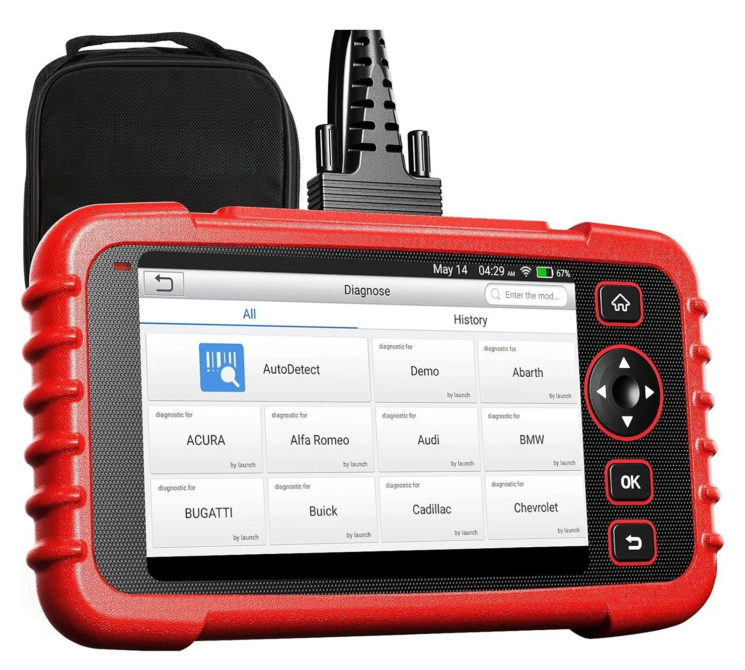 CRP129X can be upgraded online, car detector