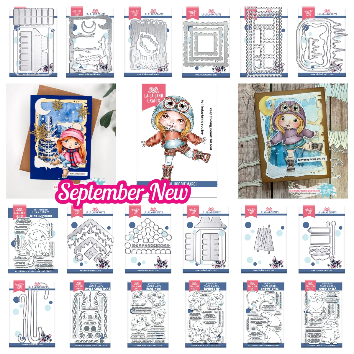 Weihnachtliches Lebkuchenhaus-Set mit zusätzlichen Metall-Stanzformen und transparenten Stempeln für DIY-Bastelarbeiten, zum Ausschneiden von Grußkarten und zur Dekoration von Scrapbooks.