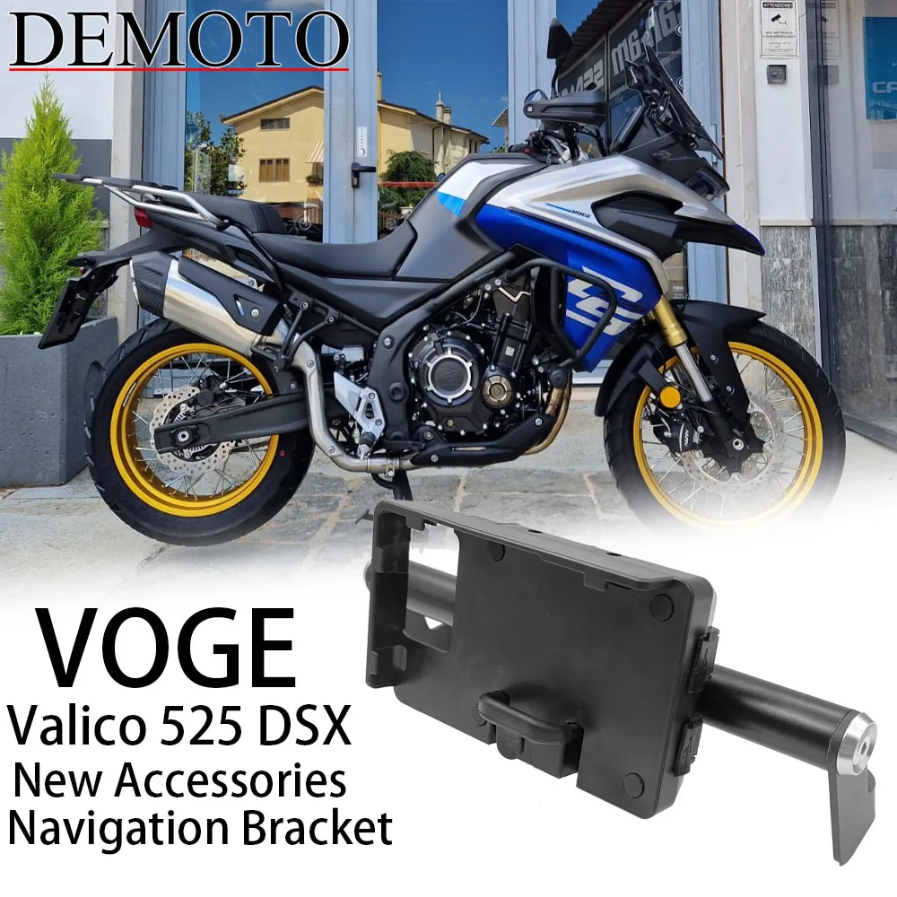 For VOGE Valico 525DSX DSX525 DS525X DSX 525 DSX DS X Accessories Mobile Phone Holder Stand Support GPS Navigation Plate Bracket