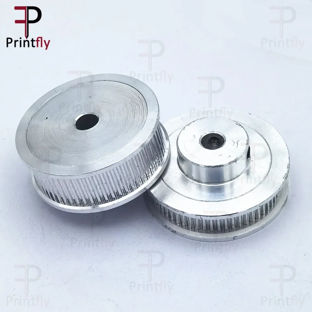 Printfly 2GT 60 teeth 2GT Timing Pulley Bore 5/6/6.35/8/10/12/14/15mm for GT2 Open Timing belt width 6mm/10/15mm 3D Printer