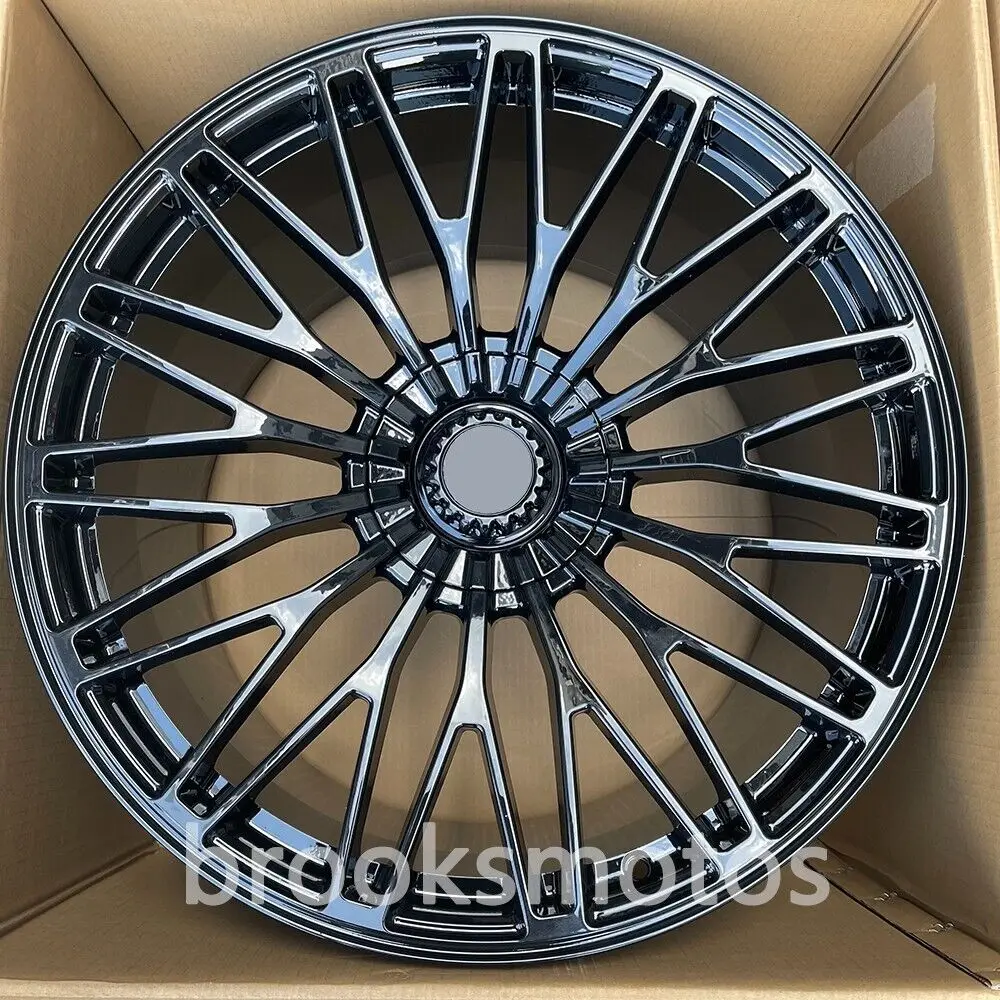 FITS LAMBORGHINI 2011-2017 AVENTADOR LP700 FORGED 20" 21X13 WHEELS RIMS BLACK