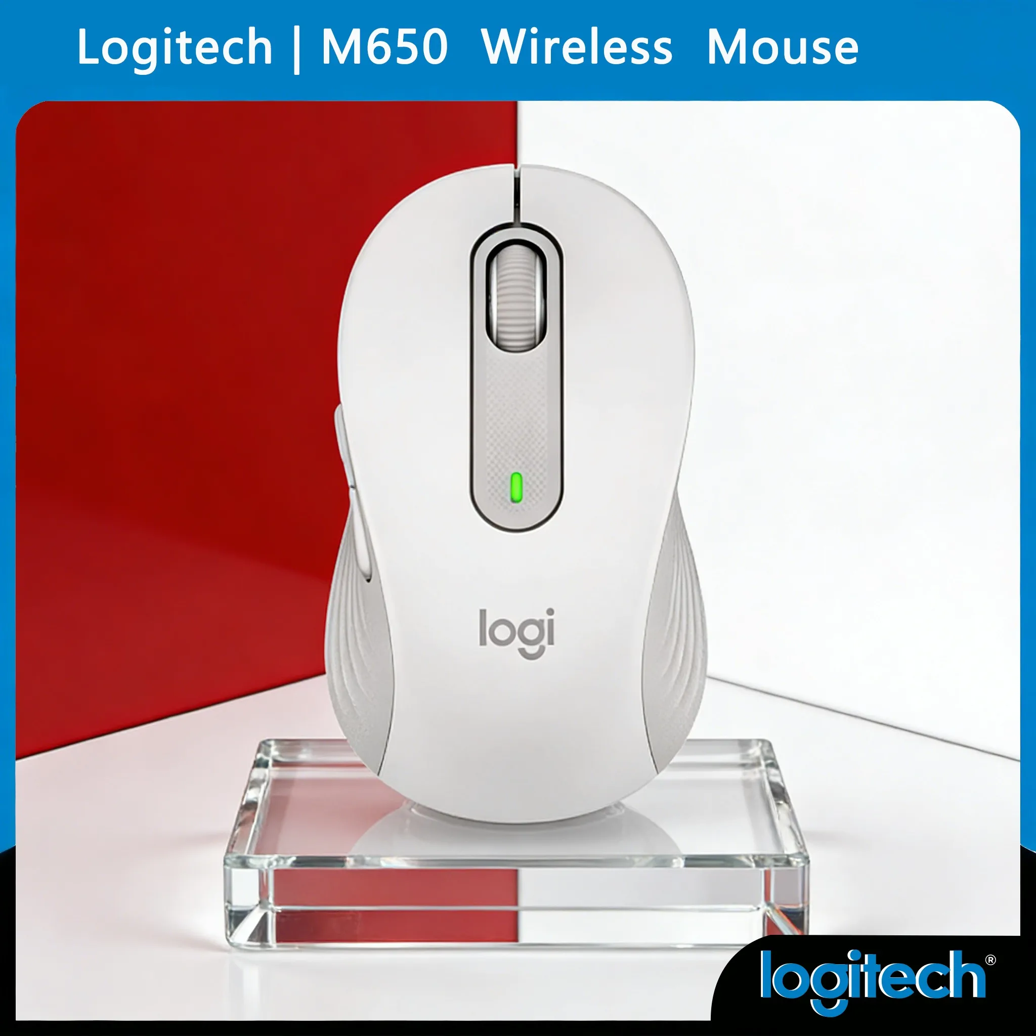 

Logitech M650/M650/M650LL Smart Scroll Mouse - Ideal for Excel & Long Emails