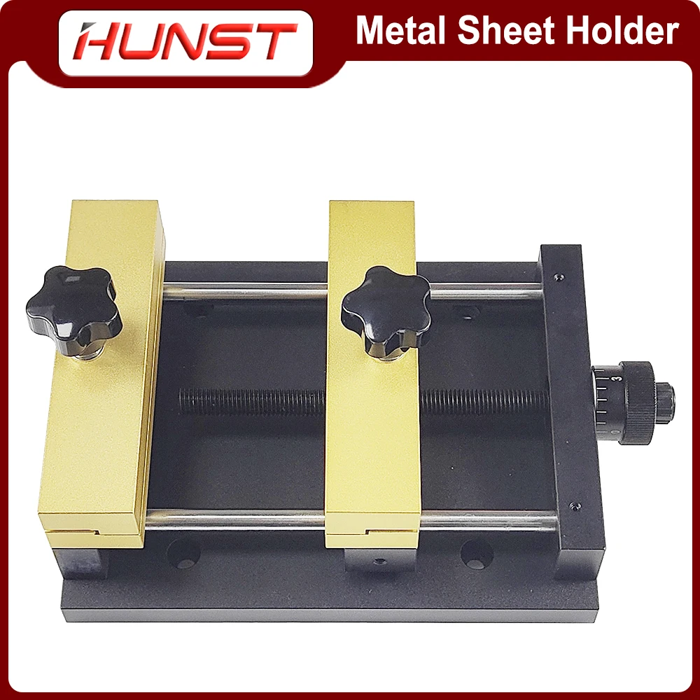 HUNST Metal Sheet Holder Marking Attechment Fixed Bracket Metal Fixture for Fiber Laser Engraving Machine Card Cutting