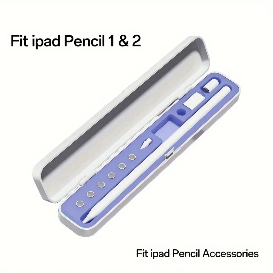 

Universal Protective Storage Case for Apple Pencil 1/2 Generation, Durable Anti-Loss Tablet Accessory, Compatible with iPad