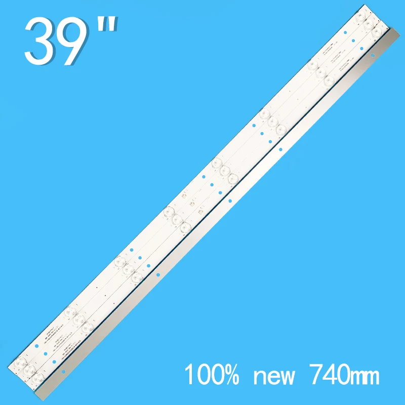 4PCS led backlight strip for 39G5 39S570 40M39 39H200 39AL2600 40M39 CRH-K385353504085C8-REV1.0LTK LVF390BEDH E9