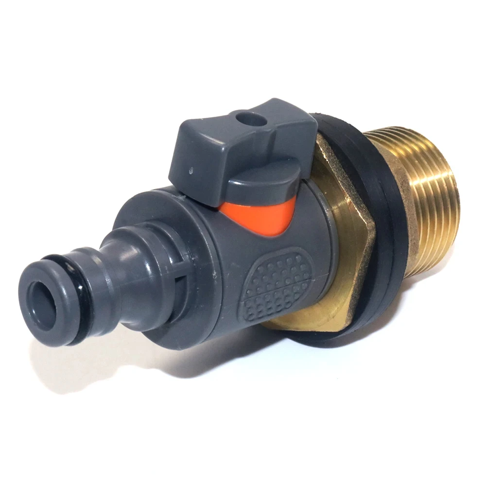1 inch external thread 3/4 inch internal thread garden water connection with full copper thread flange sleeve