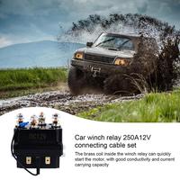 Winch Solenoid Relay Kit All-Purpose Winch Controller Winch Solenoid Sturdy Electric Winch Relay Automotive Relays Kit For Cars