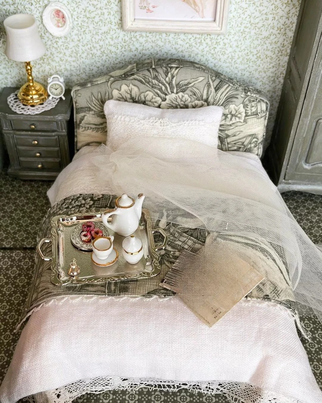 Miniature Exquisite Doll House, Morning, Gift