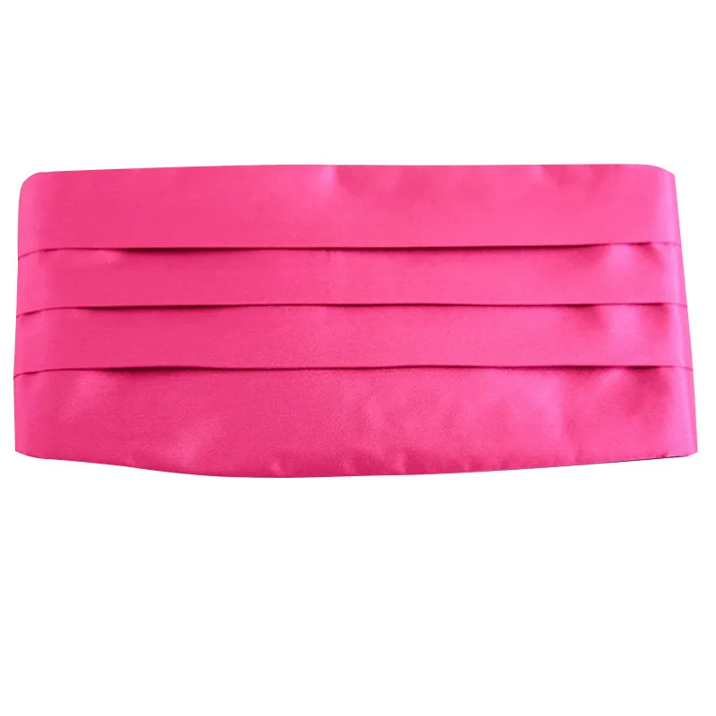 Silky Satin Cummerbund Men's Elastic Bellyband Tuxedo Cummerbunds for Formal Wedding Prom Dinner Party