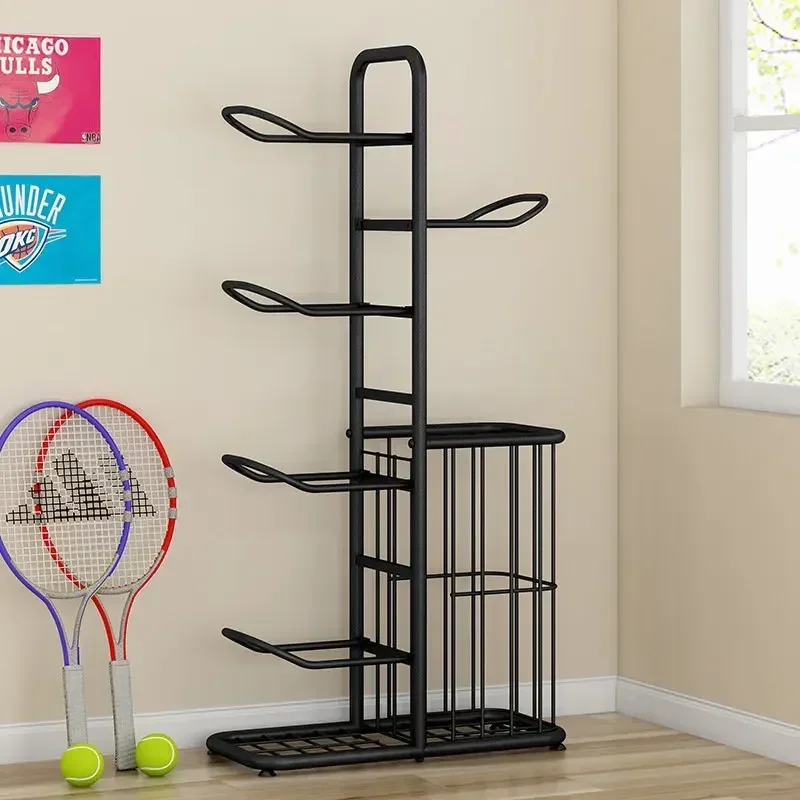 Household Indoor Children's Ball Storage Rack Basketball Football Volleyball Badminton Storage Organizer Simple Home Furniture