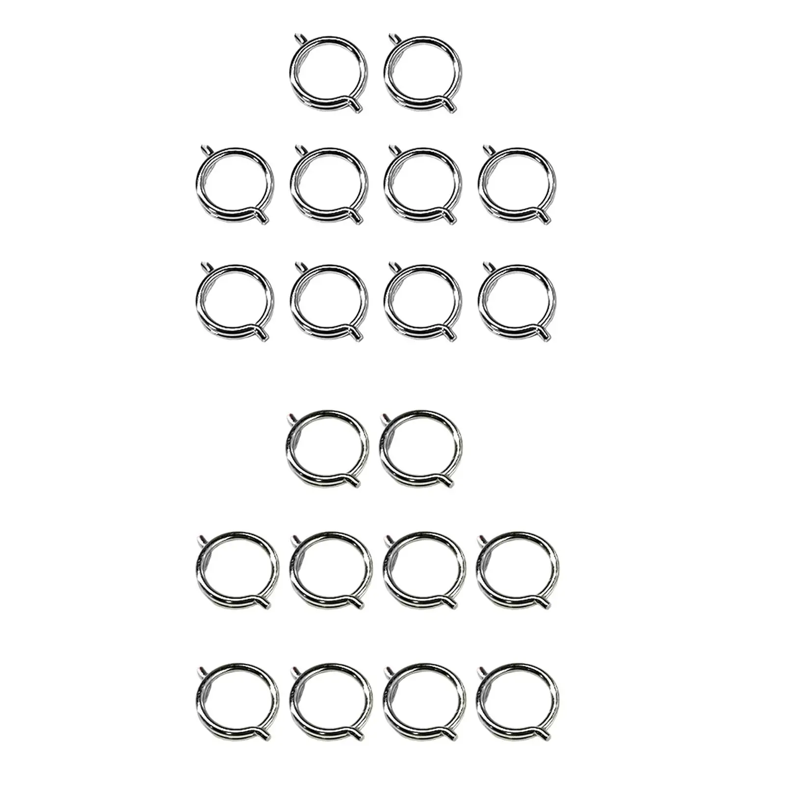 10x Poultry Shears Spring Kitchen Shears Parts for Turkey Meat Cut All Purpose Automatic Return Strong Components Replacement
