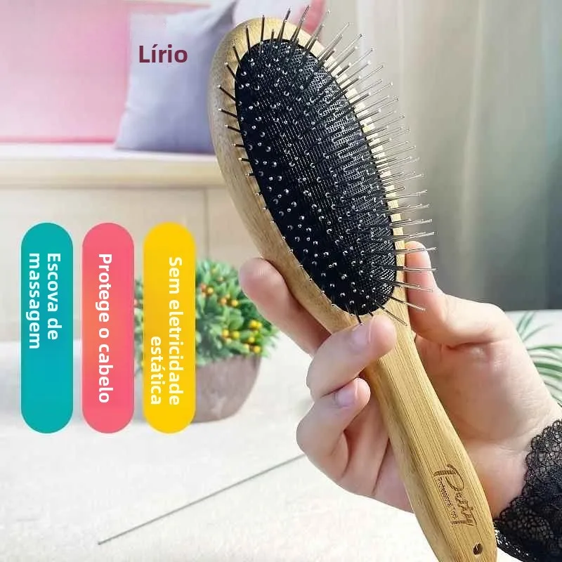 pet-grooming-comb-bamboo-wood-air-cushion-steel-needle-handle-comb-massage-wood-comb-beauty-hair-needle-comb-personal-care-tools