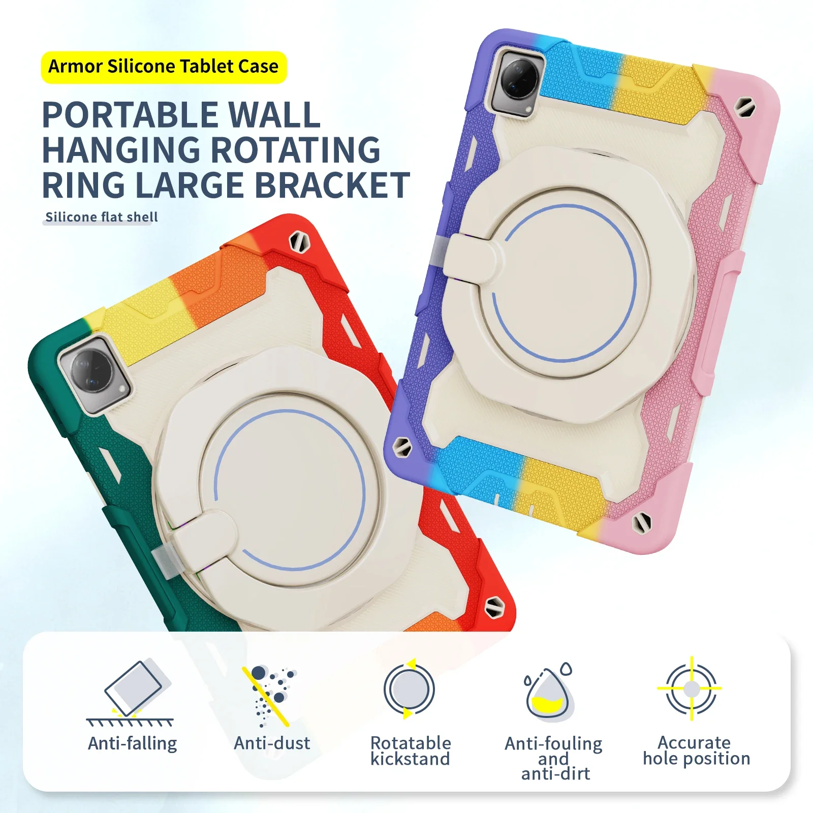 حافظة Coque For vivo Pad 11 مقاومة للصدمات ومتينة ودرع Fundas Kids EVA بمقبض آمن وغطاء لوحي #6