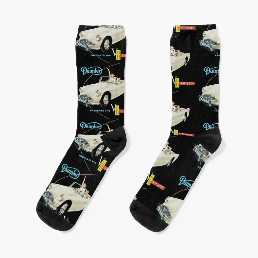 

DAIMLER S P 250 V8 DART Socks heated Christmas winter thermal Women Socks Men's