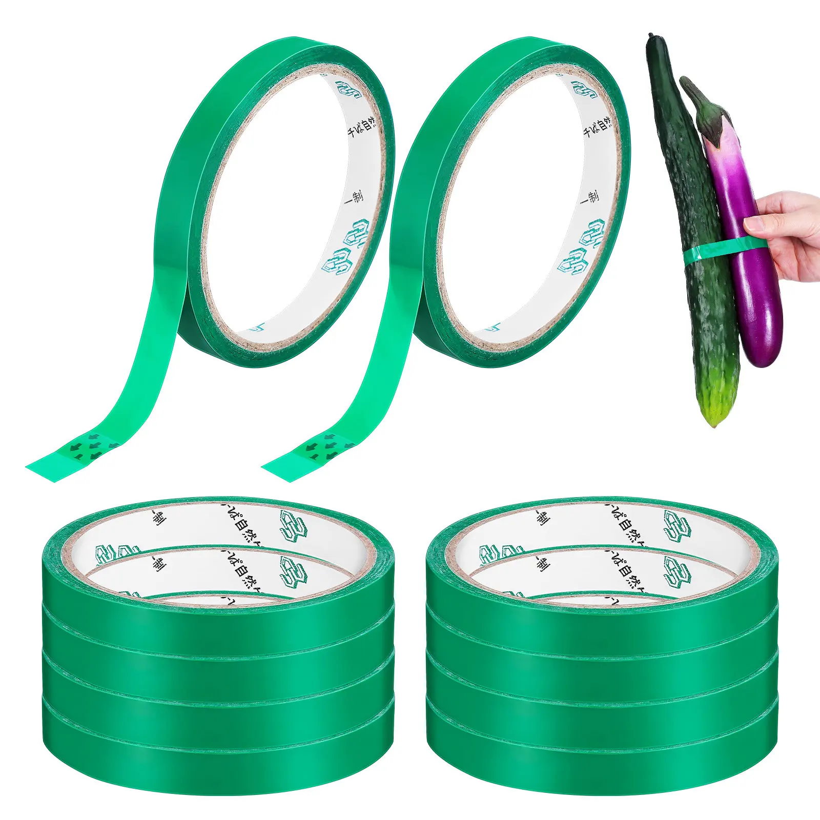 24-rolls-packaging-tape-refill-bag-sealer-clear-packing-sealing-colored-for-bags