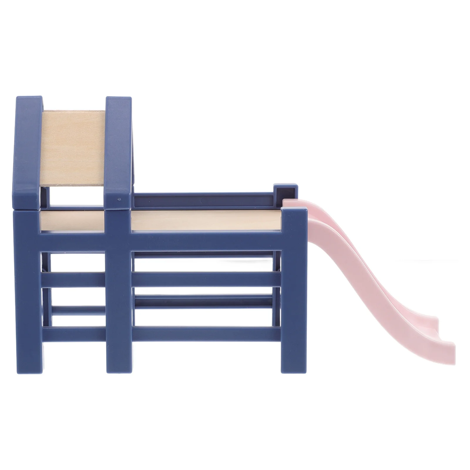 

Миниатюрные аксессуары для кукольного домика, деревянная парковая горка для детей, игрушка для ролевых игр, модель мини-игровой площадки, пейзаж кукольного домика