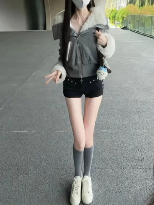 

Корейская хлопковая куртка с капюшоном Sle ort, модная верхняя одежда, кактусный размер, красивый дизайн, зимнее пальто для молодых женщин