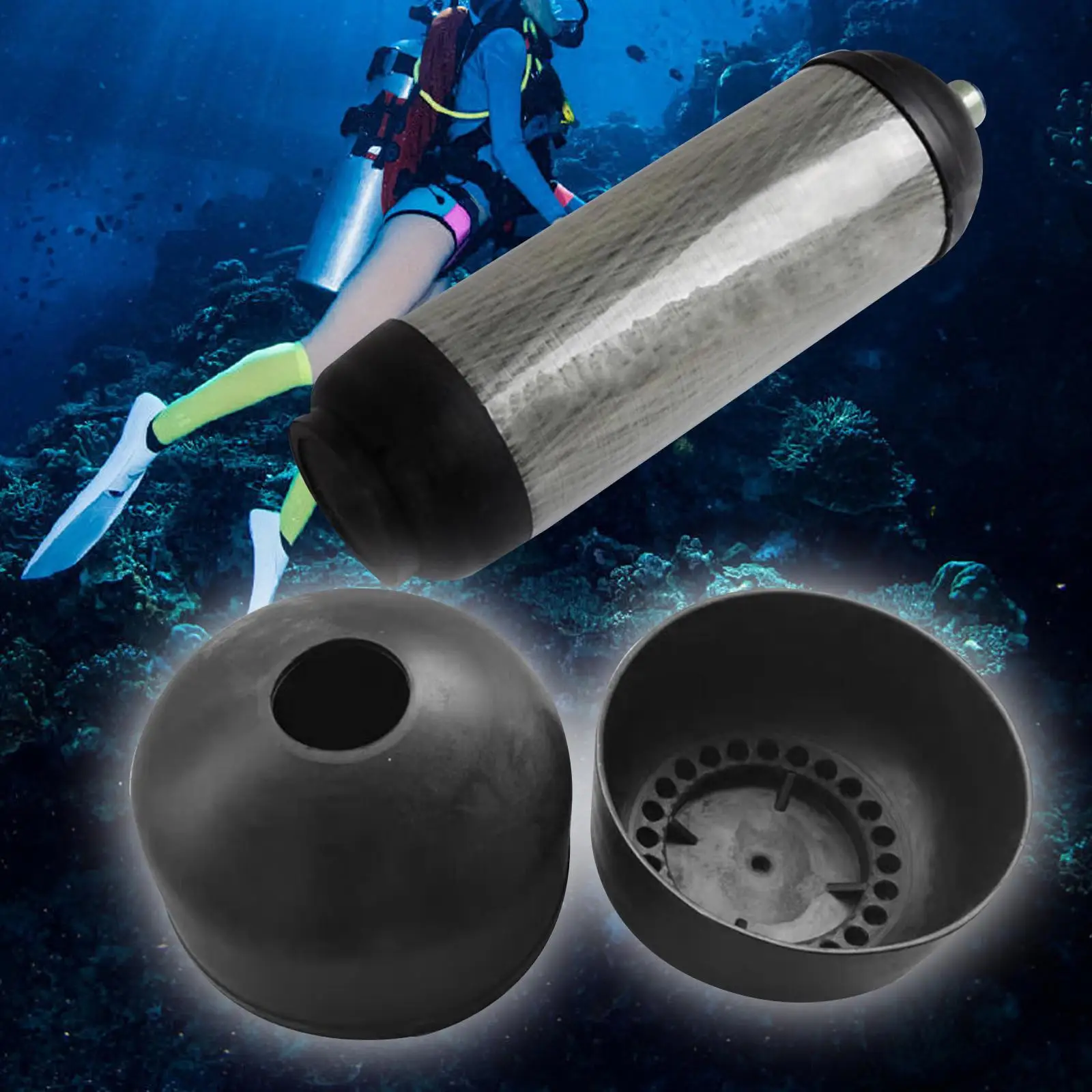 

Чехол для акваланга и крышка. Легкий, износостойкий. Защитная база премиум-класса с плоским дном объемом 6,8 л. Вертикальный цилиндр для хранения.