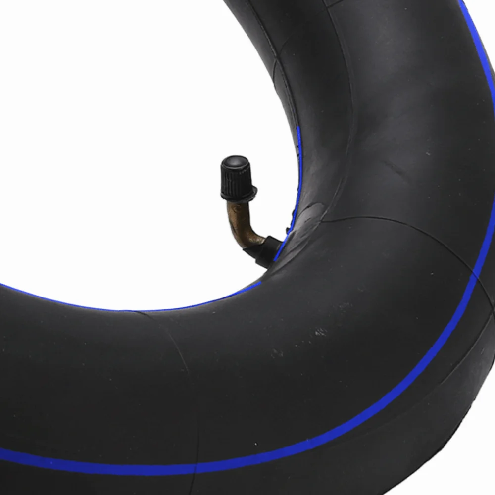 Durable 3.50‑10 Inner Tires Rubber Curved Mouth Motorcycle Tire Tube Black Dirt Bike Tubes Inner Tire Replacement