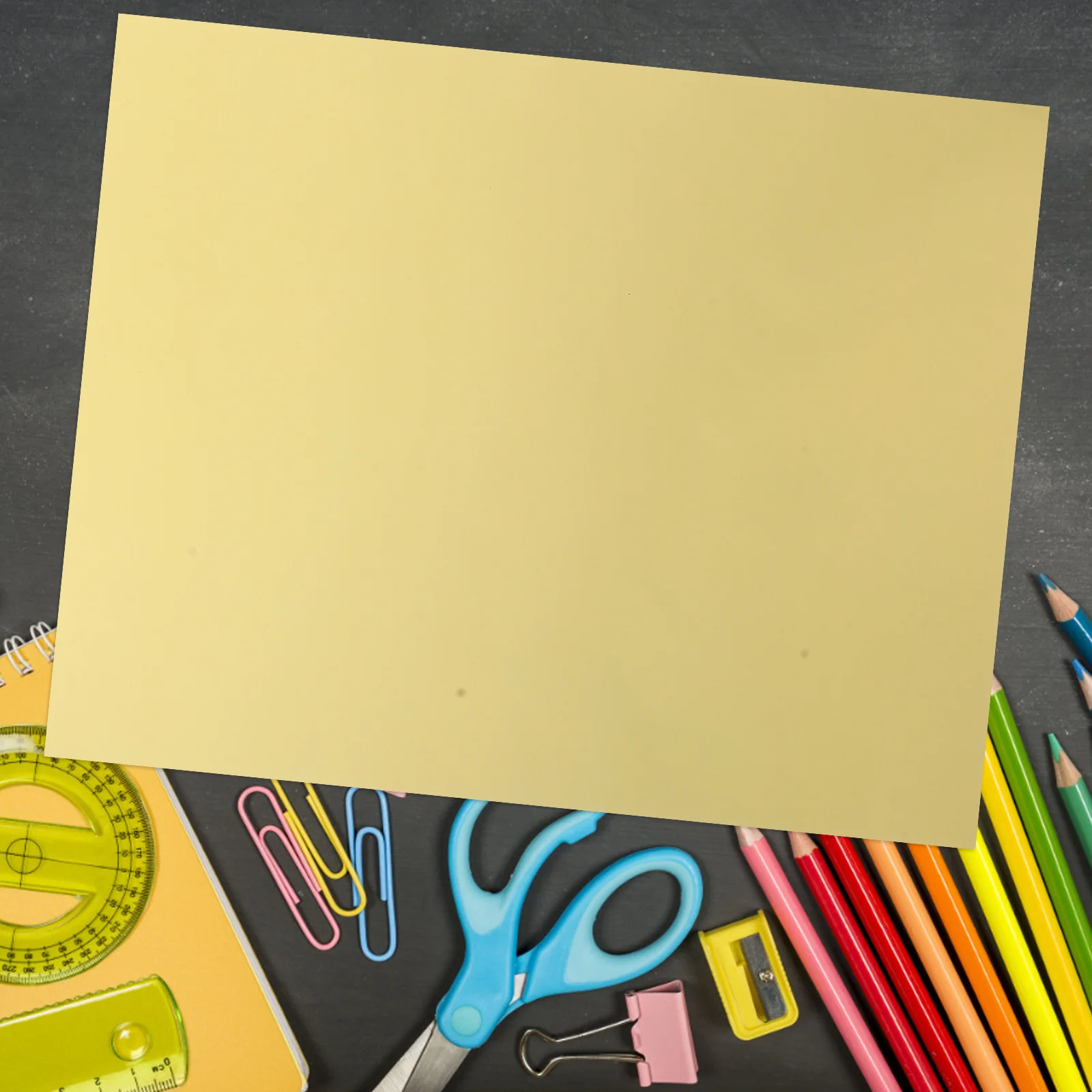 10 قطعة من جانب واحد الذهب A4 البطاقات المعدنية لامع ورقة DIY بها بنفسك المشاريع الحرفية بطاقات المعايدة الإشارات المرجعية العلامات ديكور