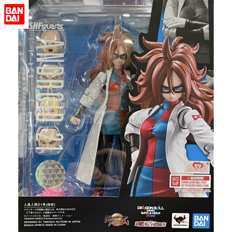 

Bandai Soul Limited SHF Dragon Ball Z Android 21 White-clothed Female Doctor Toy Figure Gift Collectible in Stock