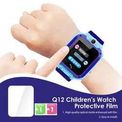 scratch resistant Watch Screen Film Children SmartWatch Protector Q12 Children Smart Wristband Full-Screen Protector Cover Set