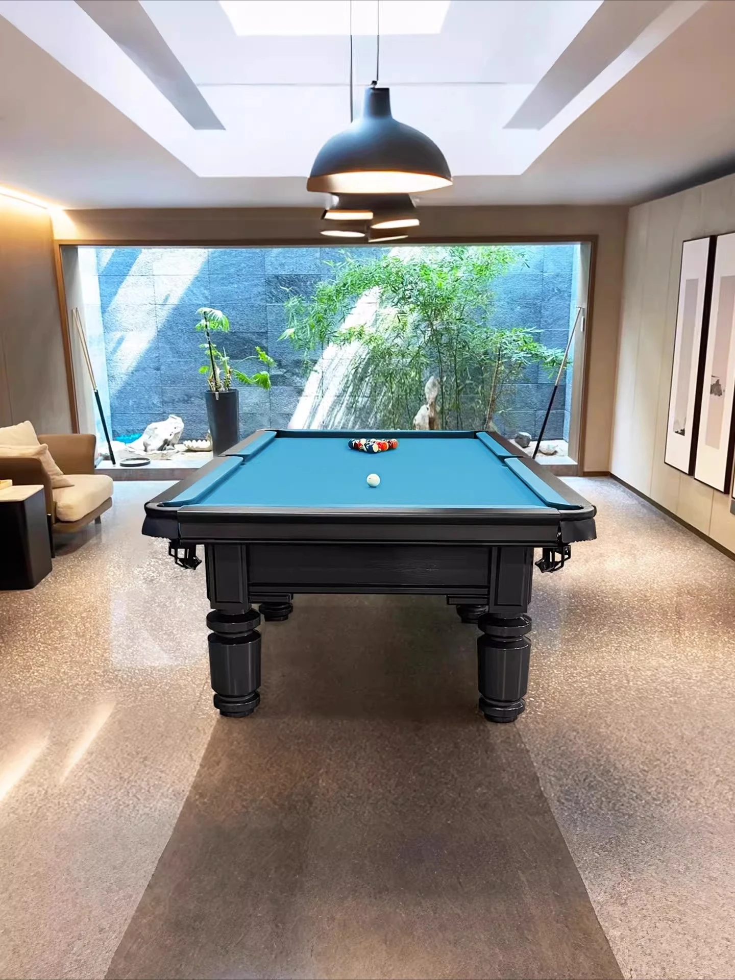 Standard Billiard Table Commercial, Chinese Black Eight Household Indoor, Black 8 Billiard Table Billiard Case