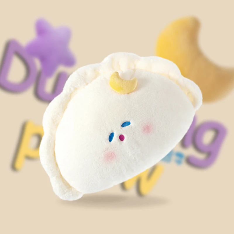 

Hot Sale Cute Dumpling Plush Pillow Funny Fried Food Egg Shrimp Dumpling Plushie Kawaii Stuffed Toys Soft Hugging Gifts for Kids