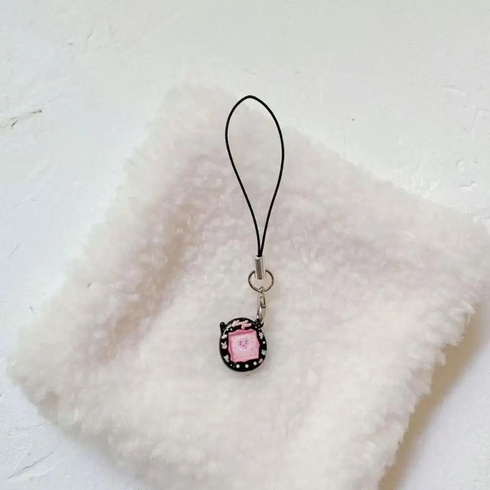 Tamagotchi Mametchi Lovelitchi Kuhcipatchi Mini Phone Lanyard Camera Zipper Hanging Ornaments Keychain Decoration Friend Gift