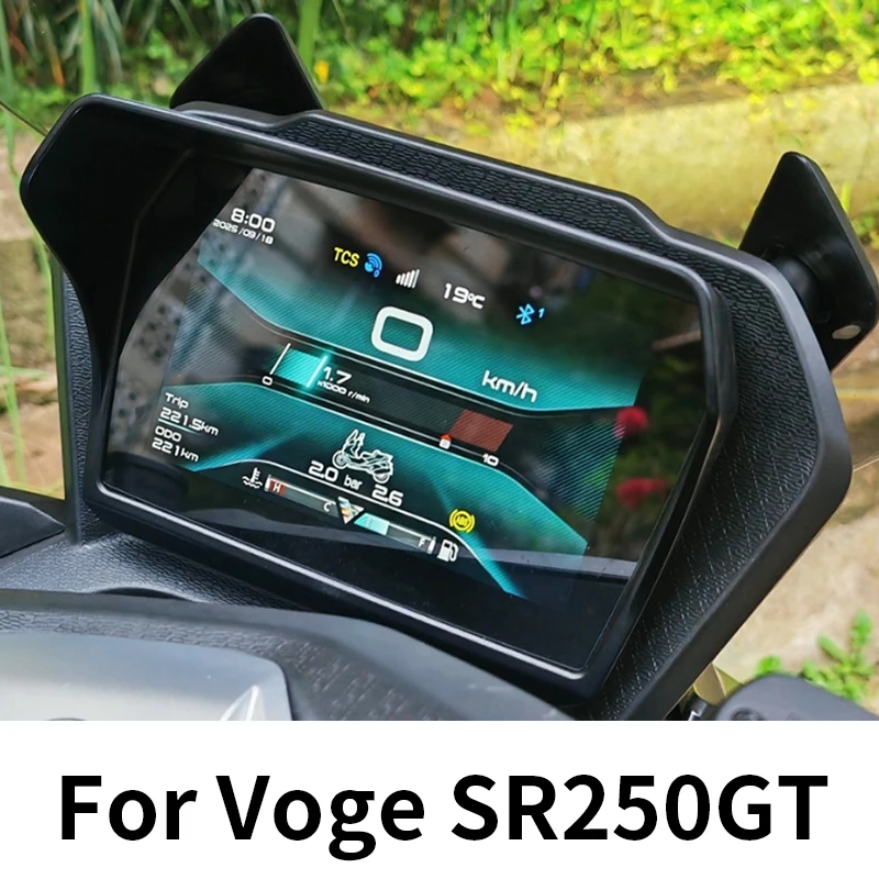 For Voge SR250GT, Motorcycle Accessories Sun Visor Cover Instrument Screen Sunshade Guard Protection
