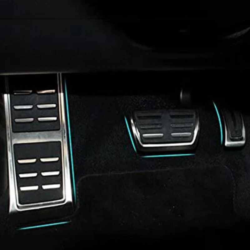 Car Pedals Fuel Brake Footrest Pedal Cover For  A4 B8 A6 A7 A8 S4 RS4 A5 S5 RS5 8T Q5 SQ5 8R Auto Accessories