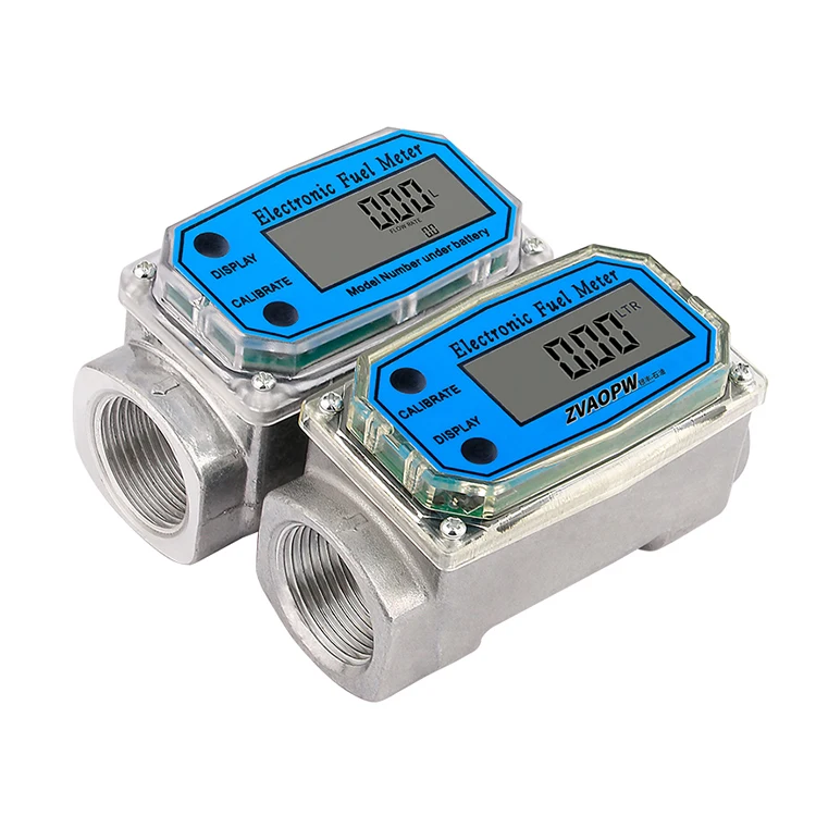 

Electronic Aluminum Turbine Pulse Generator Digital Flow Meter With High Precision for Oil and Water