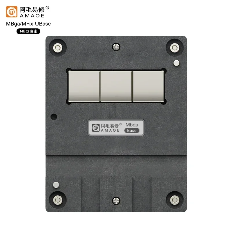 AMAOE MBGA-IP 34 IN 1 BGA Reballing StencilTin Planting Platform For iPhone X 11 12 13 14 15 16 17 CPU NAND Wifi Baseband Repair
