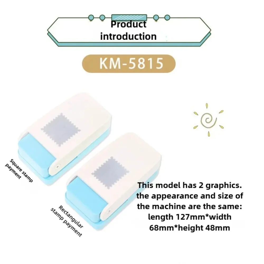 Extra Large Stamp Shape Embossing DIY Handmade Cutting Craft Stamp Border Punch Rectangular Effortless Stamp Embossing Machine