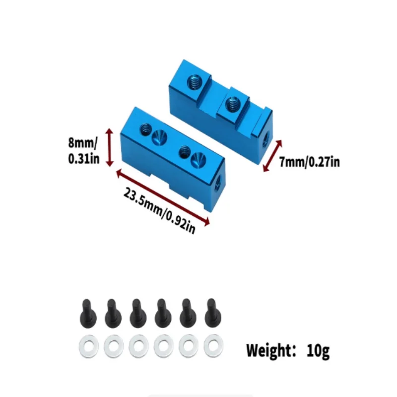 

Аксессуары для радиоуправления Tamiya серии G601/GF01/WR02 54587, алюминиевое крепление для сервопривода LY50