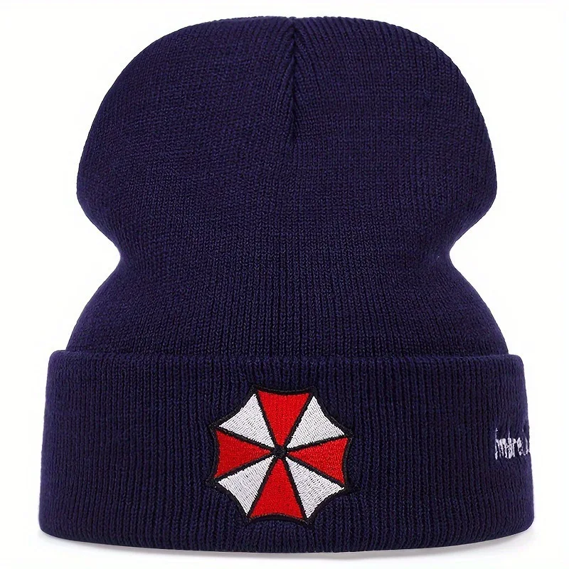 Parapluie de protection Anime Residents Evils, chapeau en peluche tricoté, symbole de la société, casquette chaude, Cosplay unisexe, Costume de fête