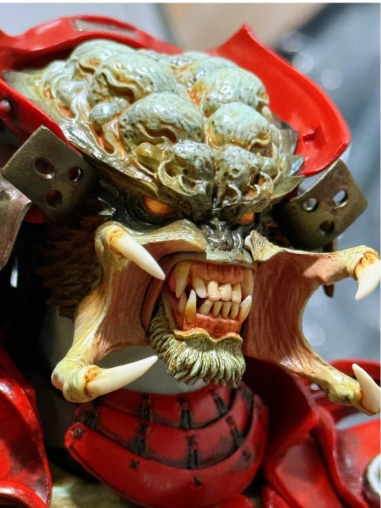

In Stock Original Hottoys HT 1/6 Aliens Vs Predator AC06 Akaoni Samurai Predator 12inch Scale Collectible Figure Model Toy